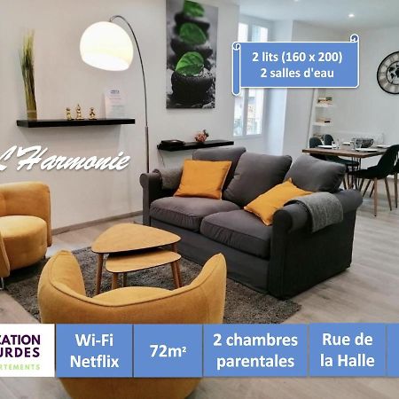 L'Harmonie 72M2 - 2 Chambres Parentales - Rue De La Halle - Hyper Centre ルルド エクステリア 写真